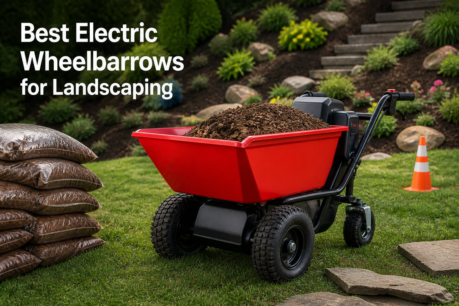 Best Electric Wheelbarrows for Landscaping