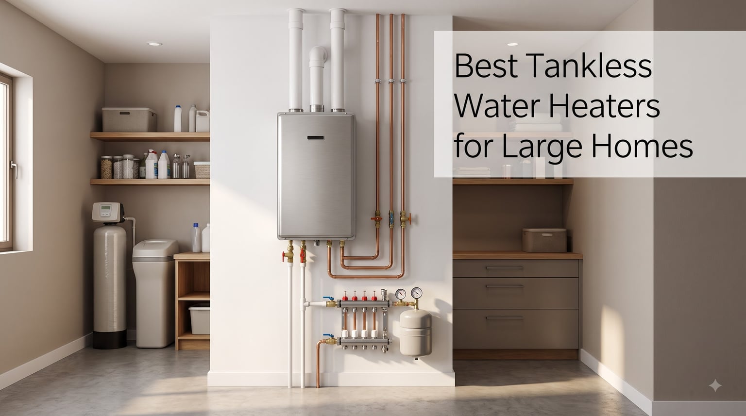 Best Tankless Water Heaters for Large Homes