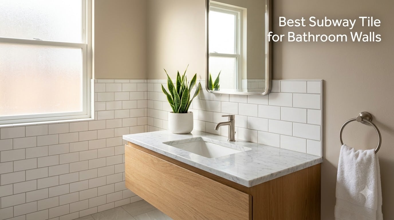 Best Subway Tile for Bathroom Walls