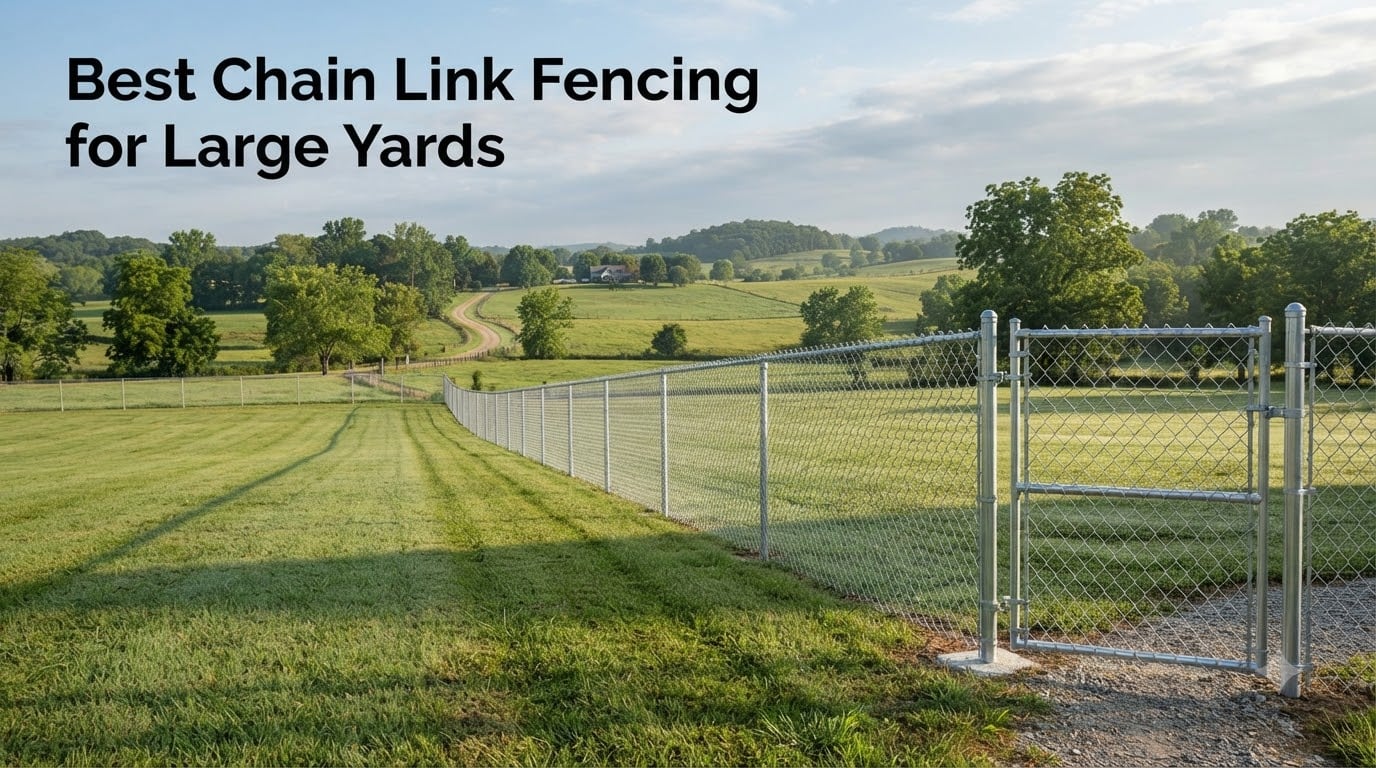 Best Chain Link Fencing for Large Yards