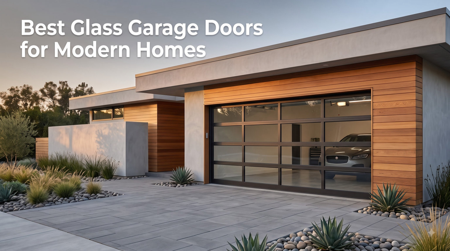 Best Glass Garage Doors for Modern Homes
