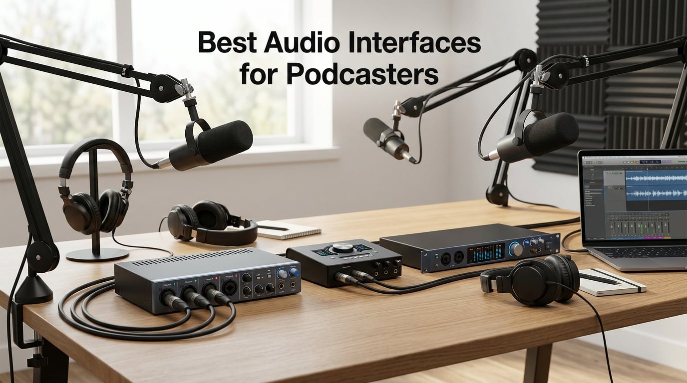 Best Audio Interfaces for Podcasters