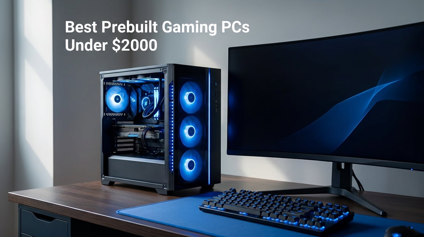 Best Prebuilt Gaming PCs Under $2000