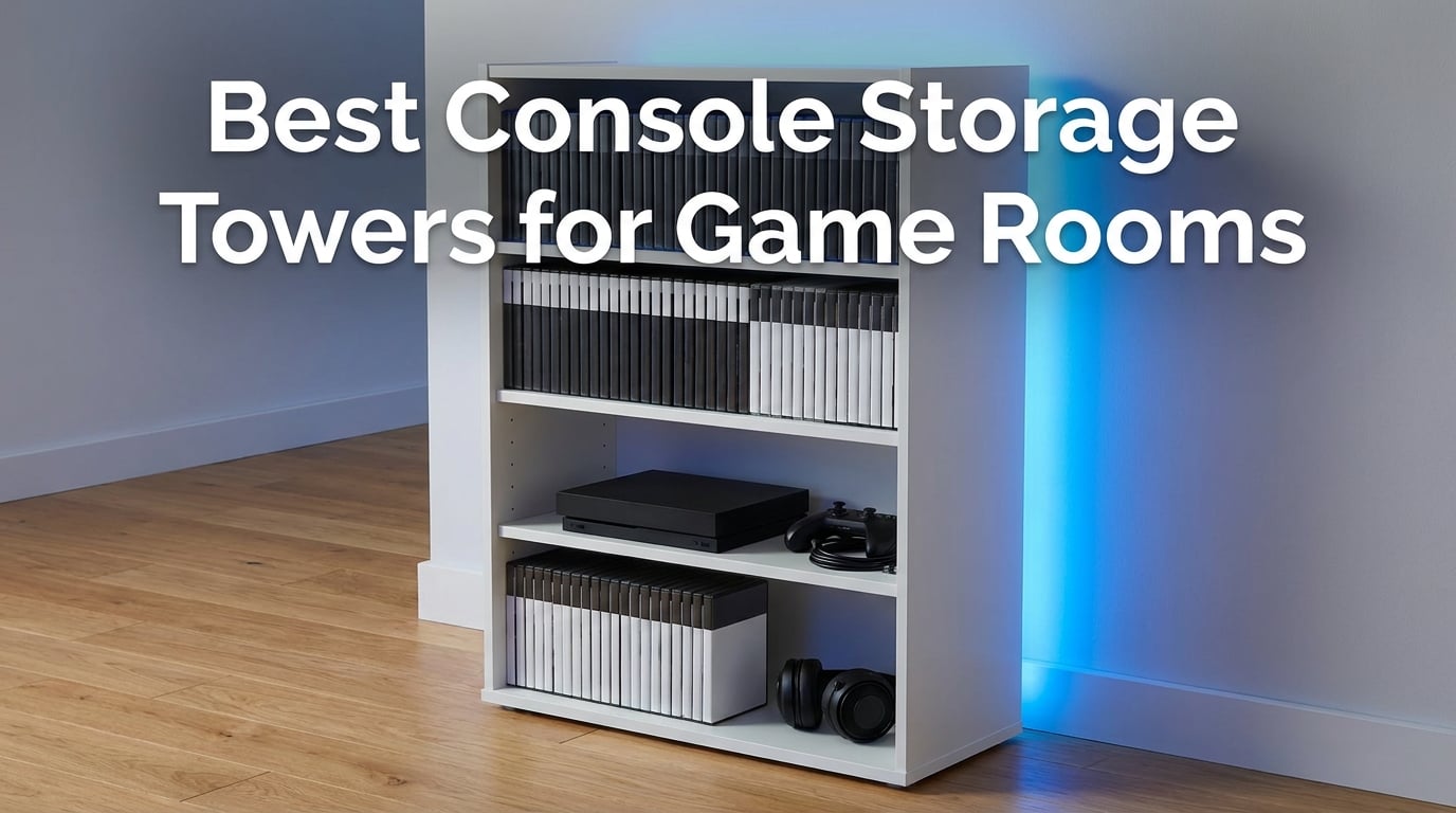 Best Console Storage Towers for Game Rooms