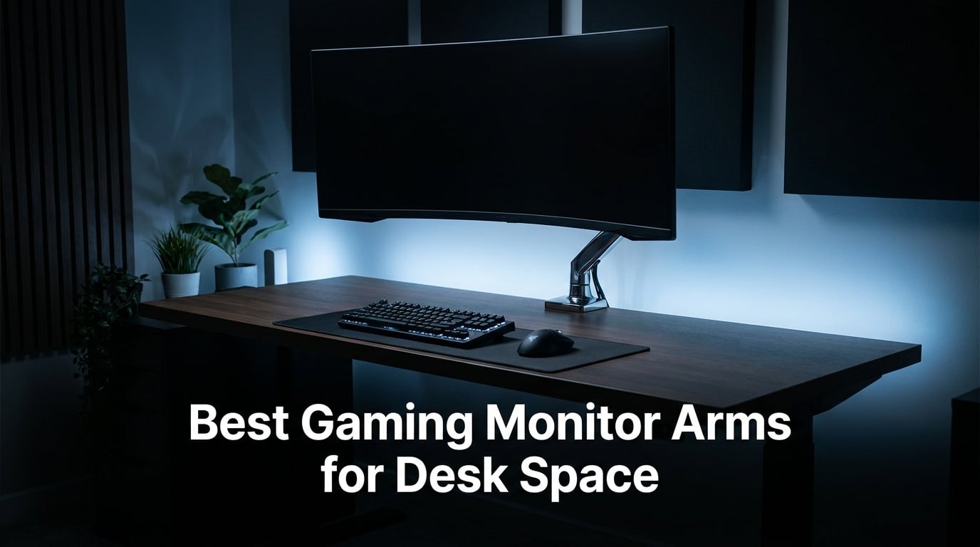 Best Gaming Monitor Arms for Desk Space