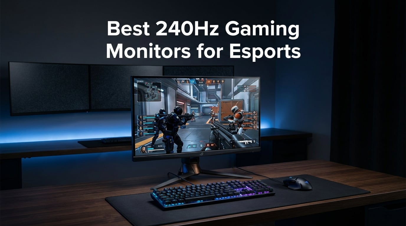 Best 240Hz Gaming Monitors for Esports