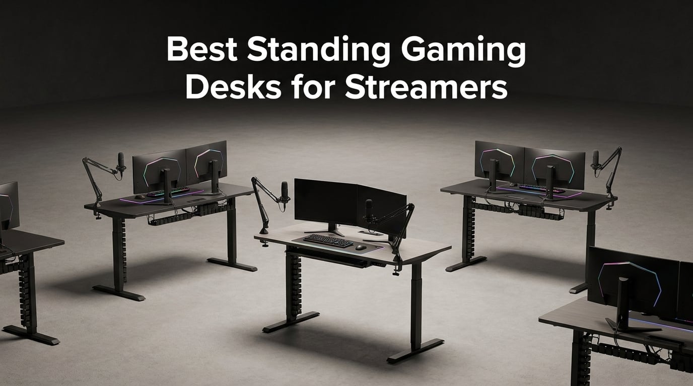 Best Standing Gaming Desks for Streamers