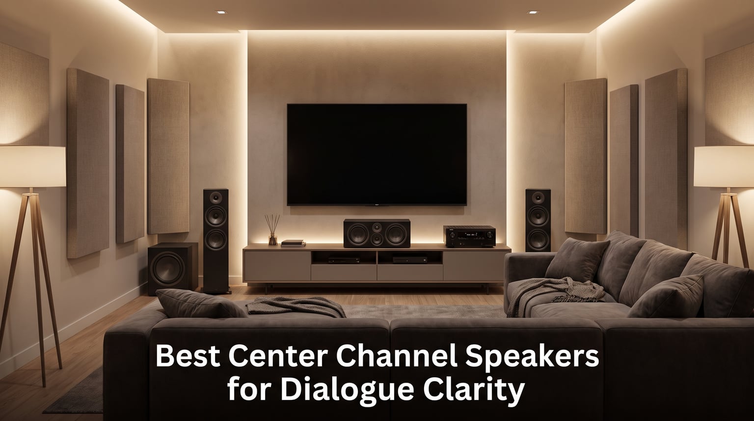 Best Center Channel Speakers for Dialogue Clarity