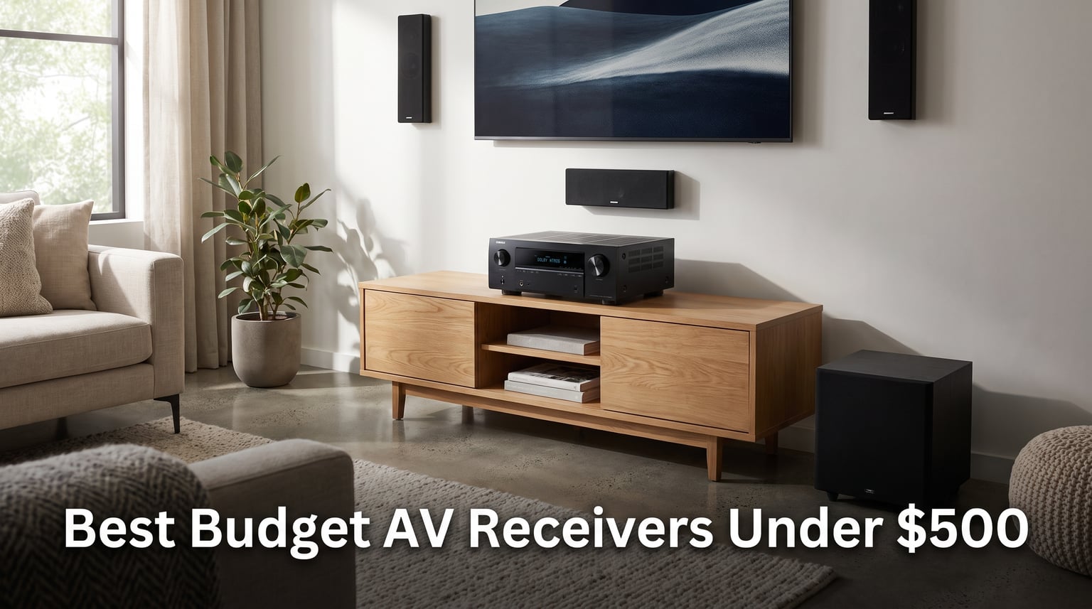 Best Budget AV Receivers Under $500