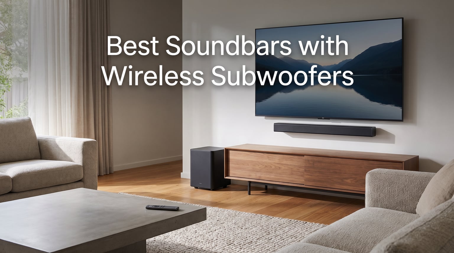 Best Soundbars with Wireless Subwoofers