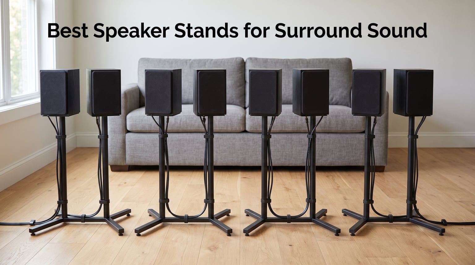 Best Speaker Stands for Surround Sound