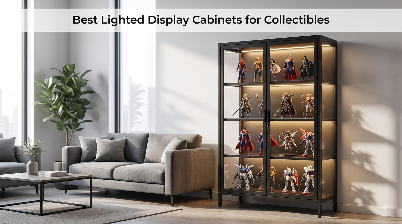 Best Lighted Display Cabinets for Collectibles