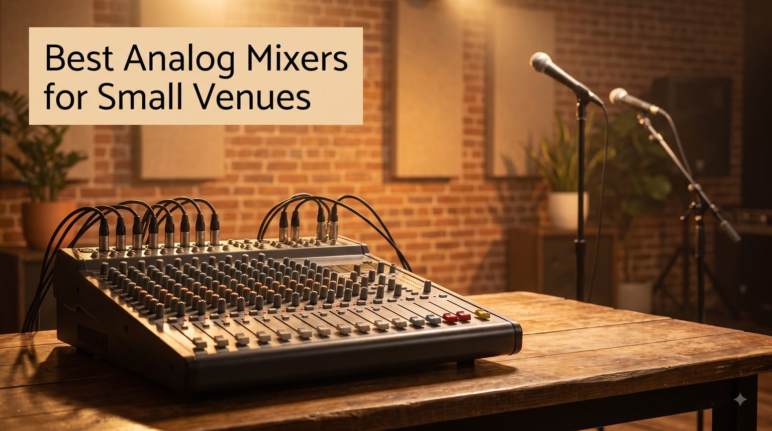 Best Analog Mixers for Small Venues