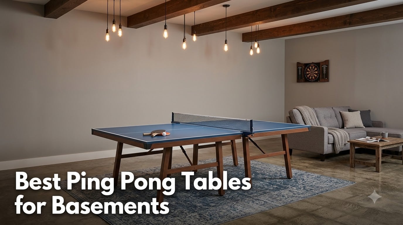 Best Ping Pong Tables for Basements