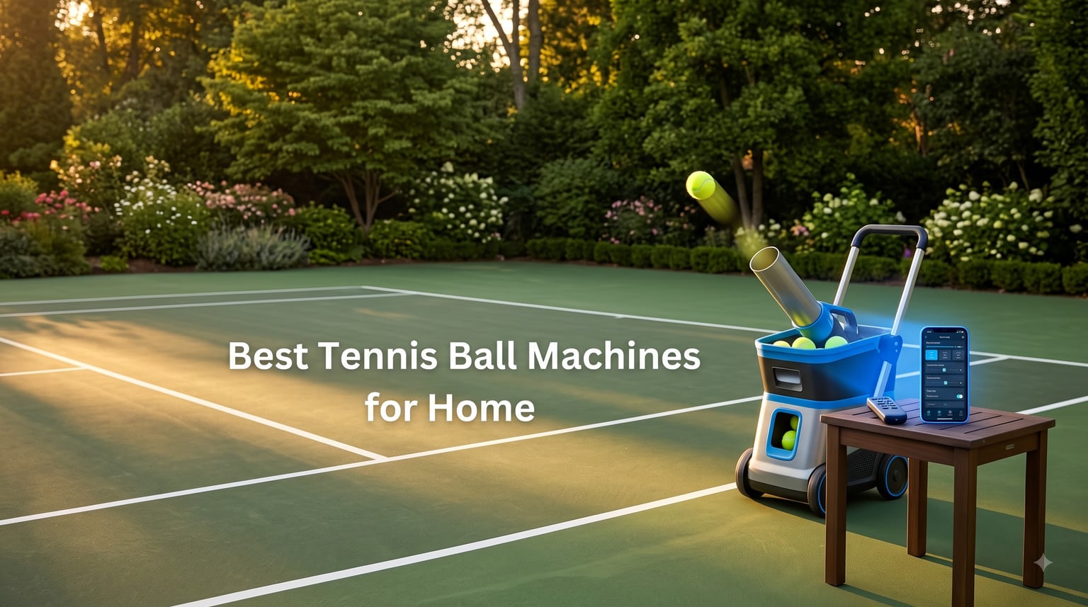 Best Tennis Ball Machines for Home