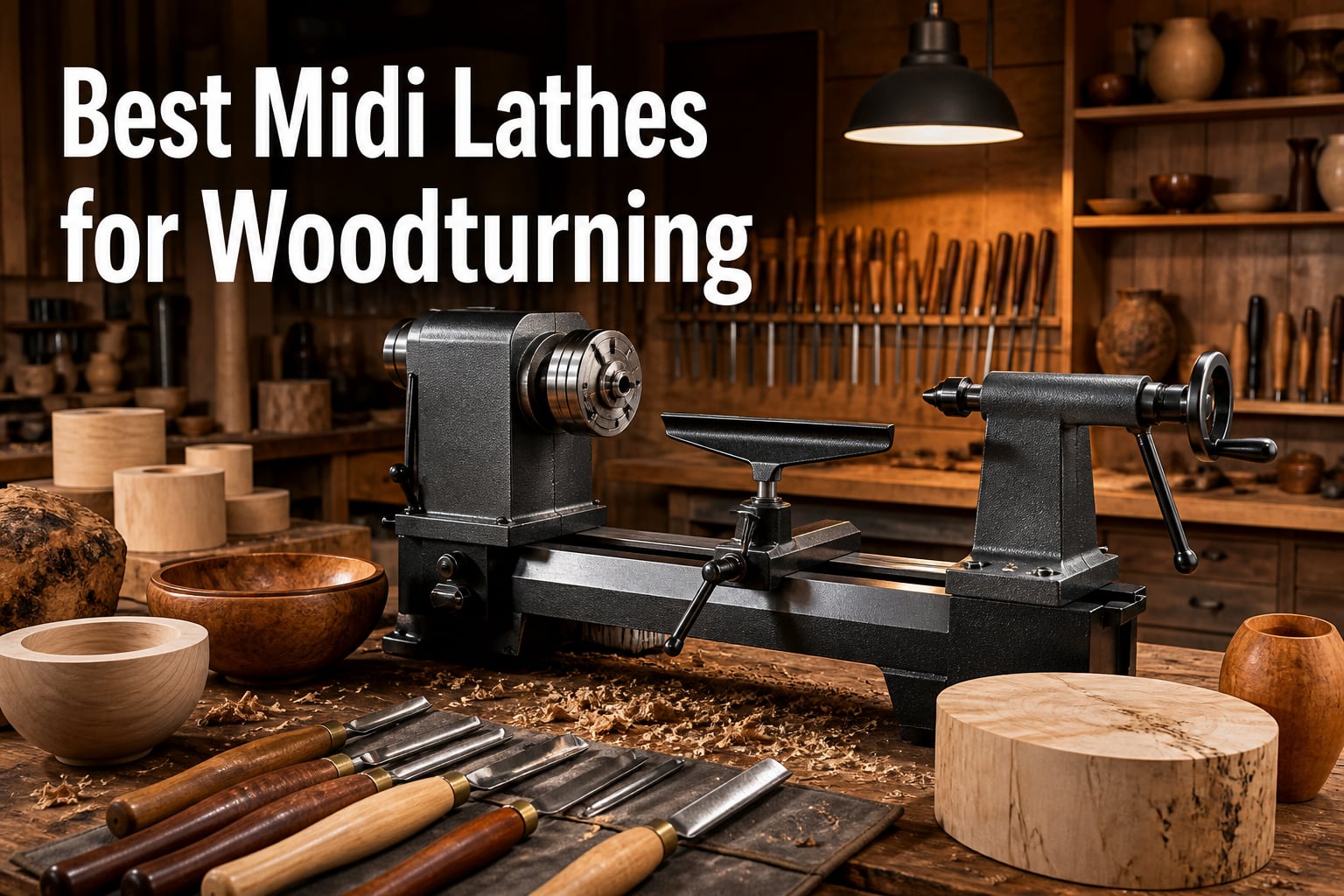 Best Midi Lathes for Woodturning