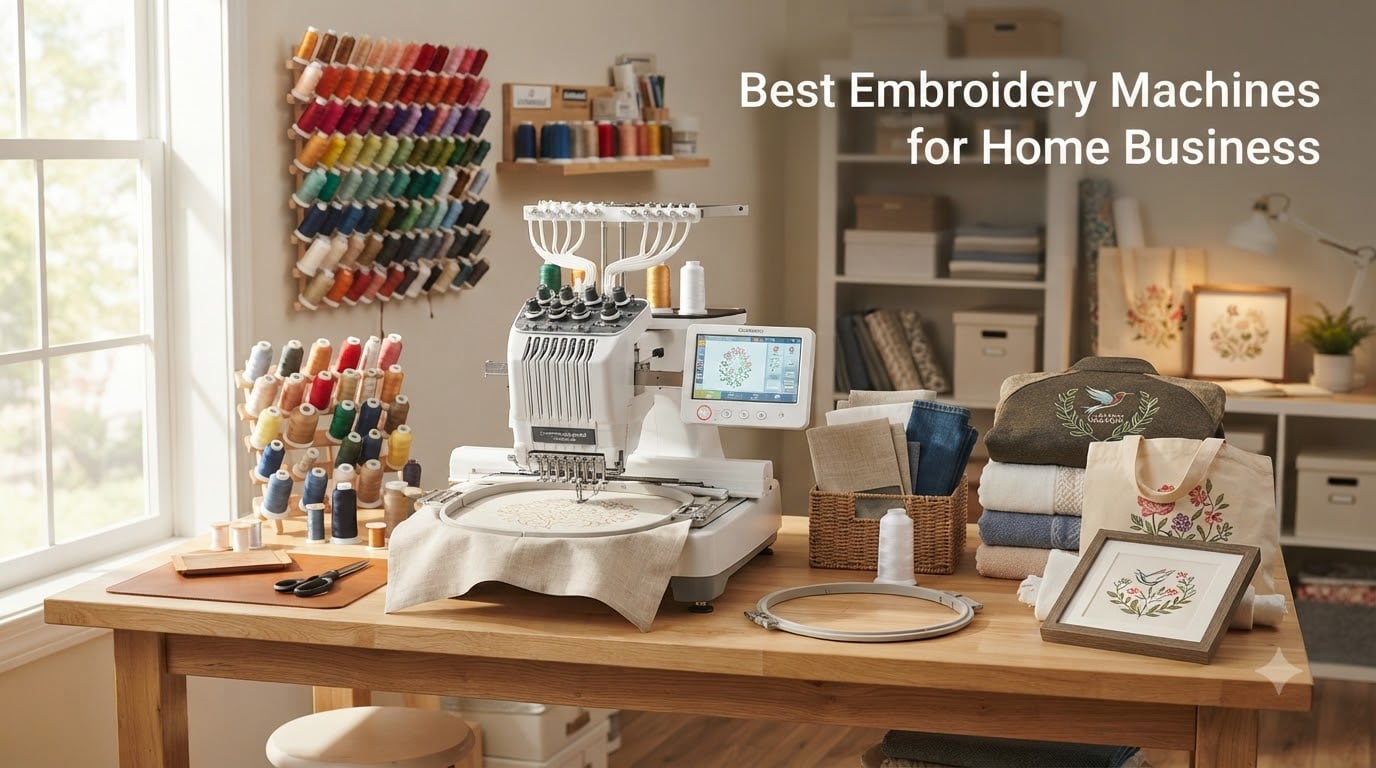 Best Embroidery Machines for Home Business