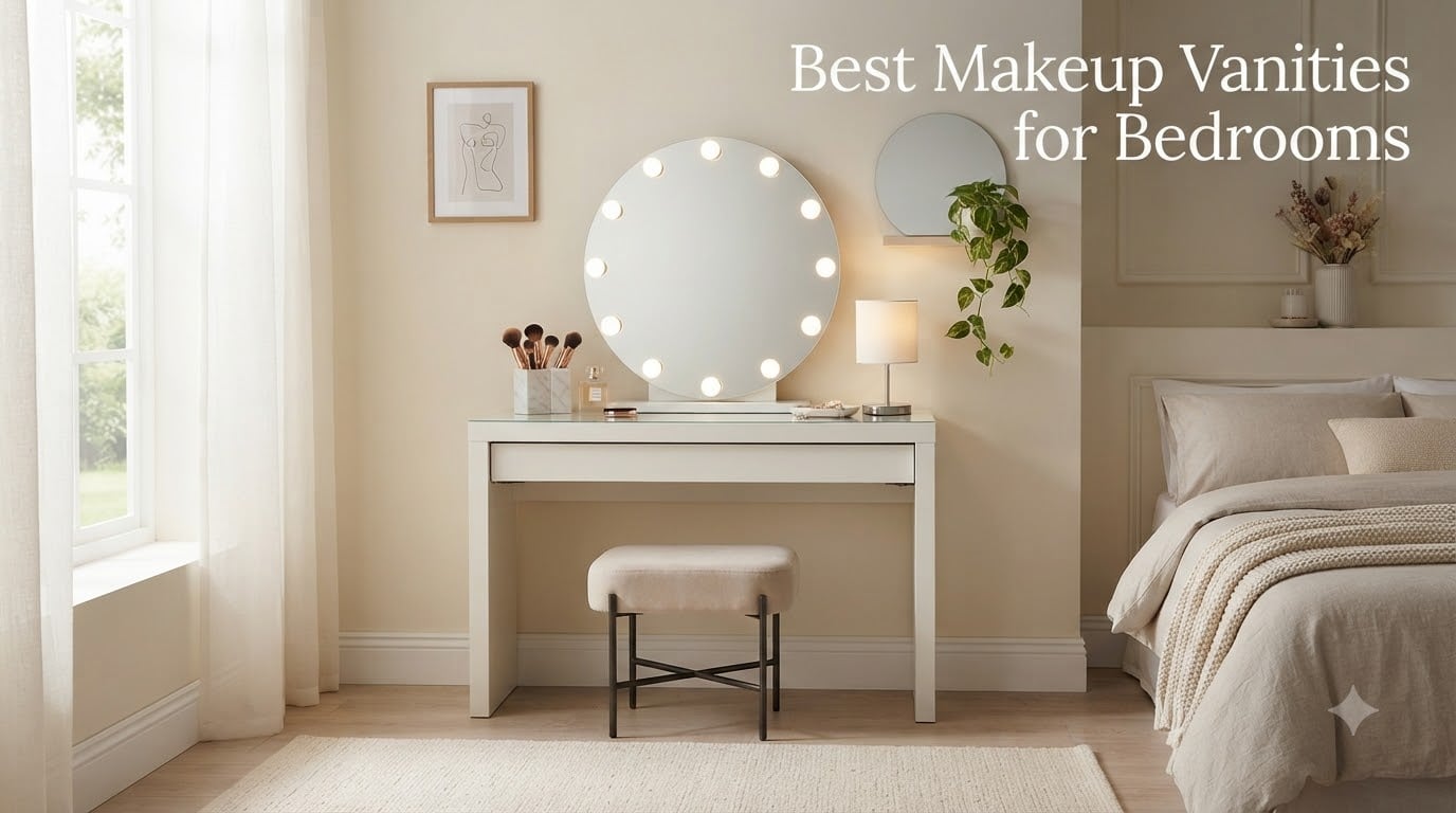 Best Makeup Vanities for Bedrooms