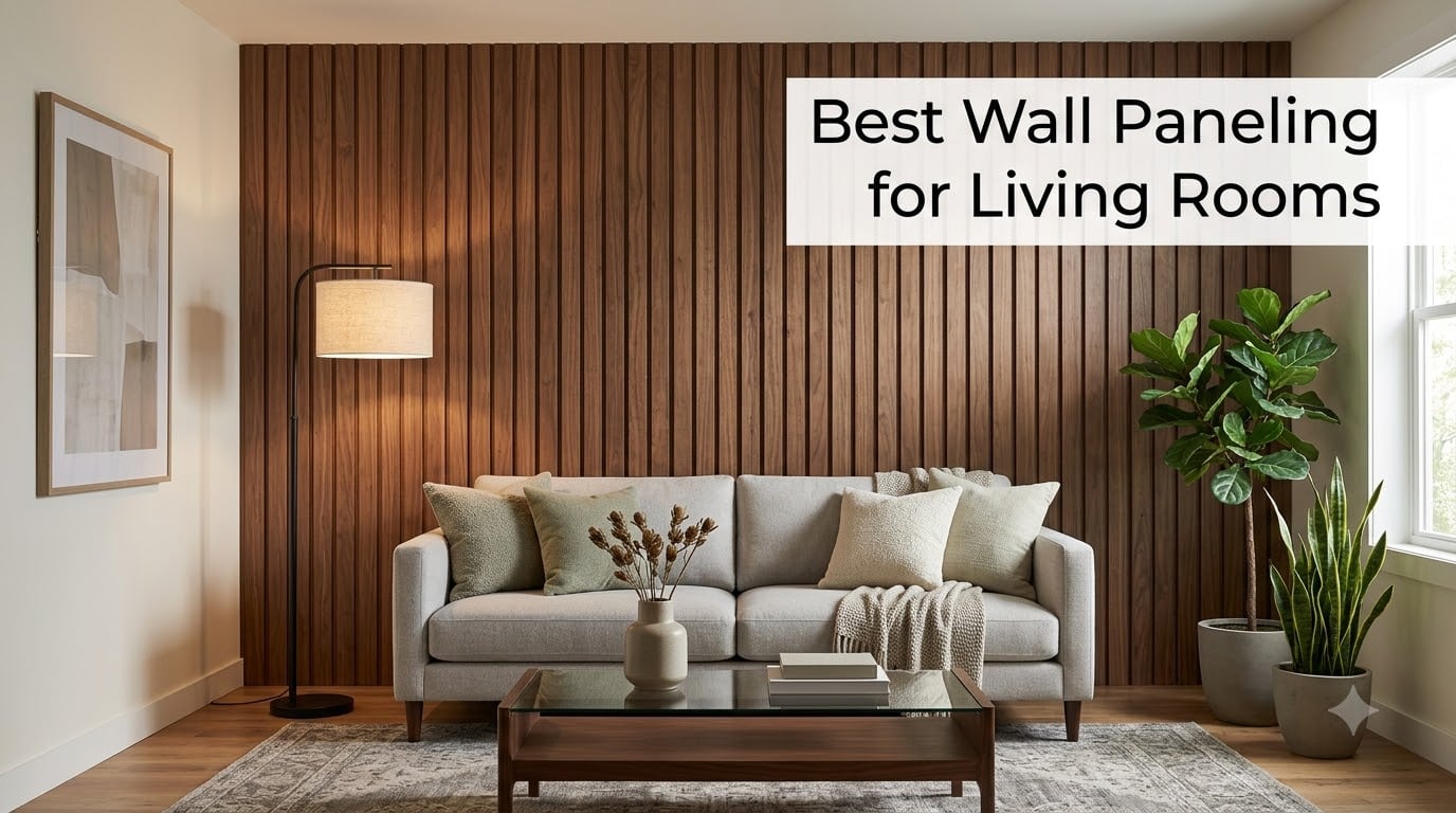 Best Wall Paneling for Living Rooms