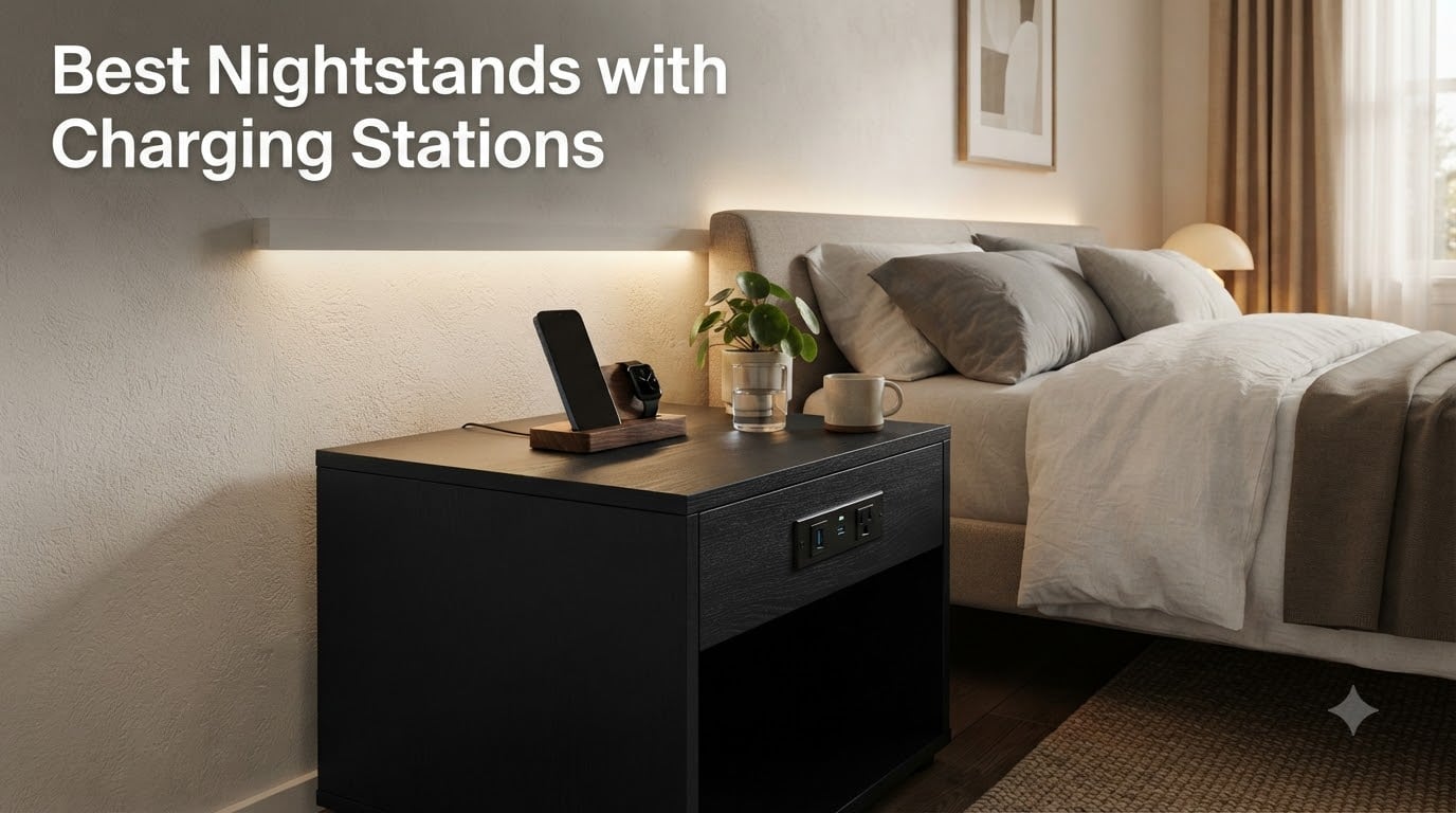 Best Nightstands with Charging Stations