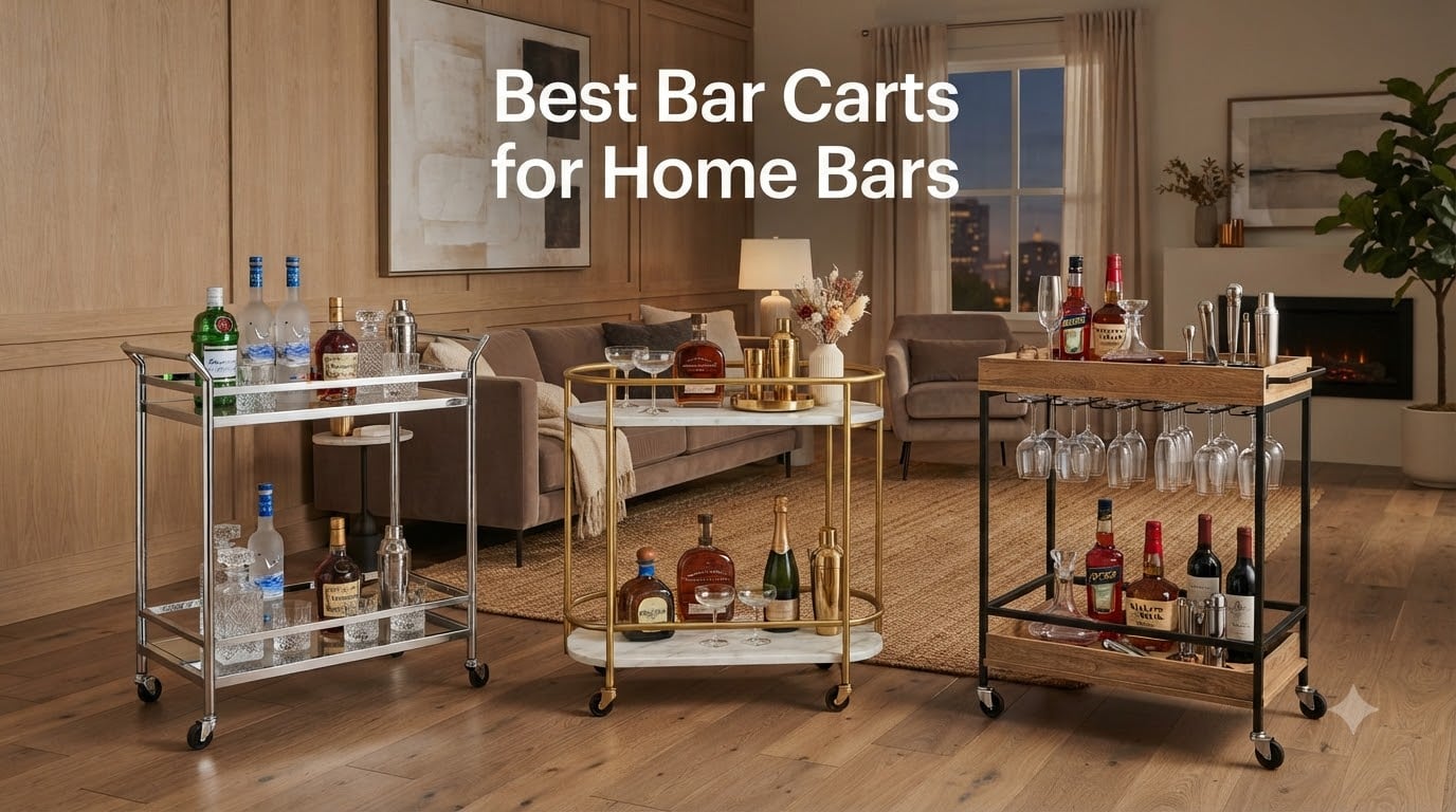Best Bar Carts for Home Bars