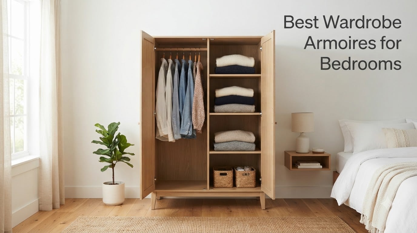 Best Wardrobe Armoires for Bedrooms