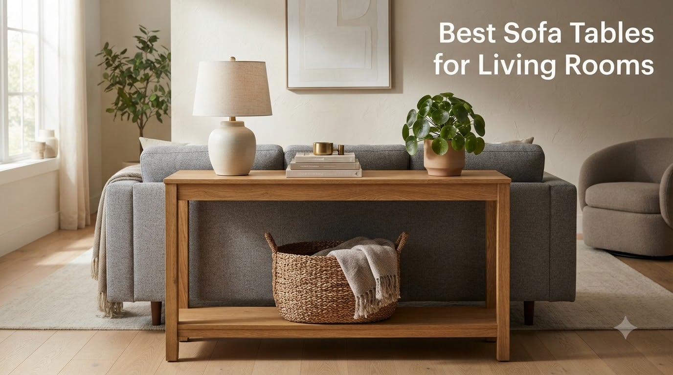 Best Sofa Tables for Living Rooms