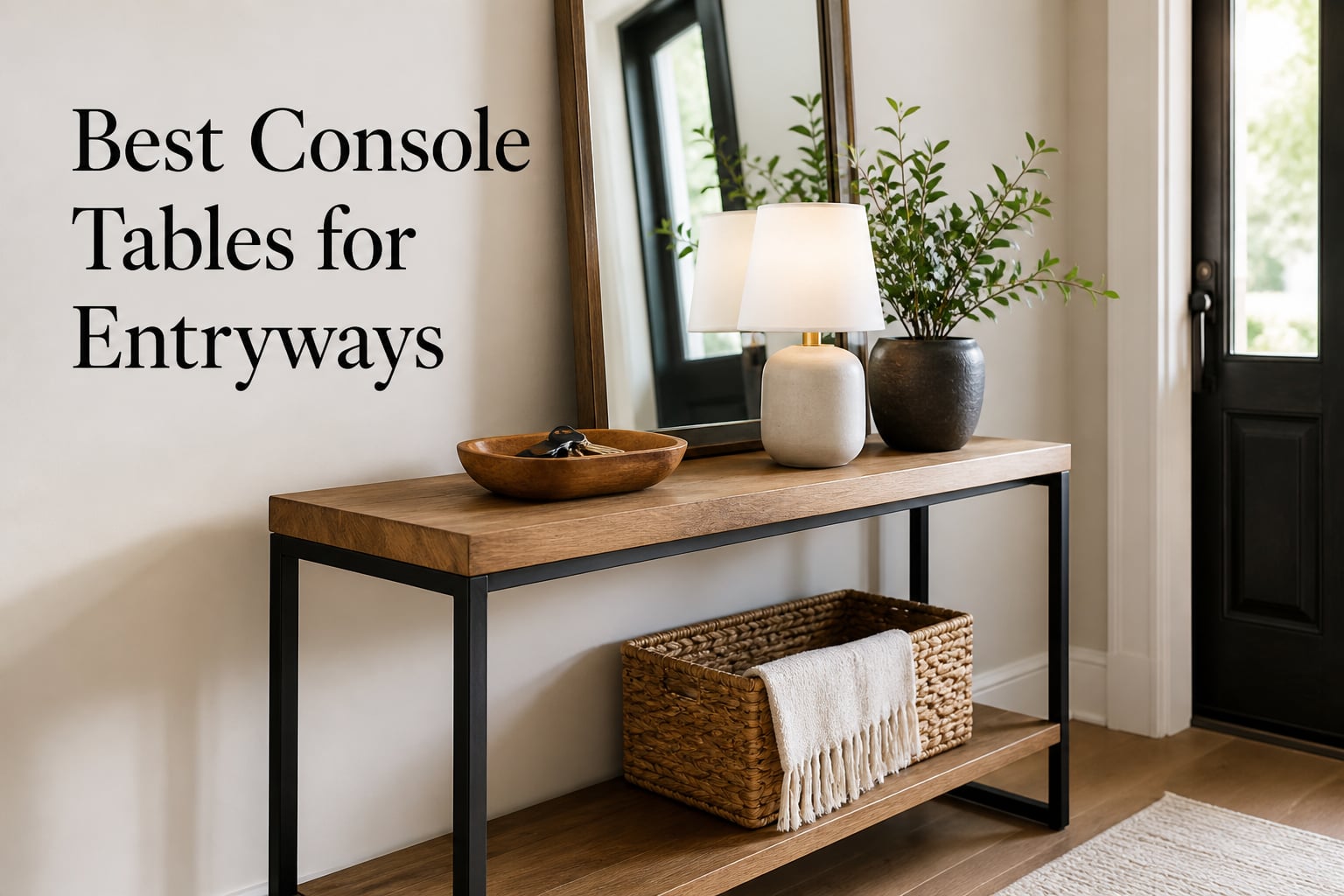 Best Console Tables for Entryways