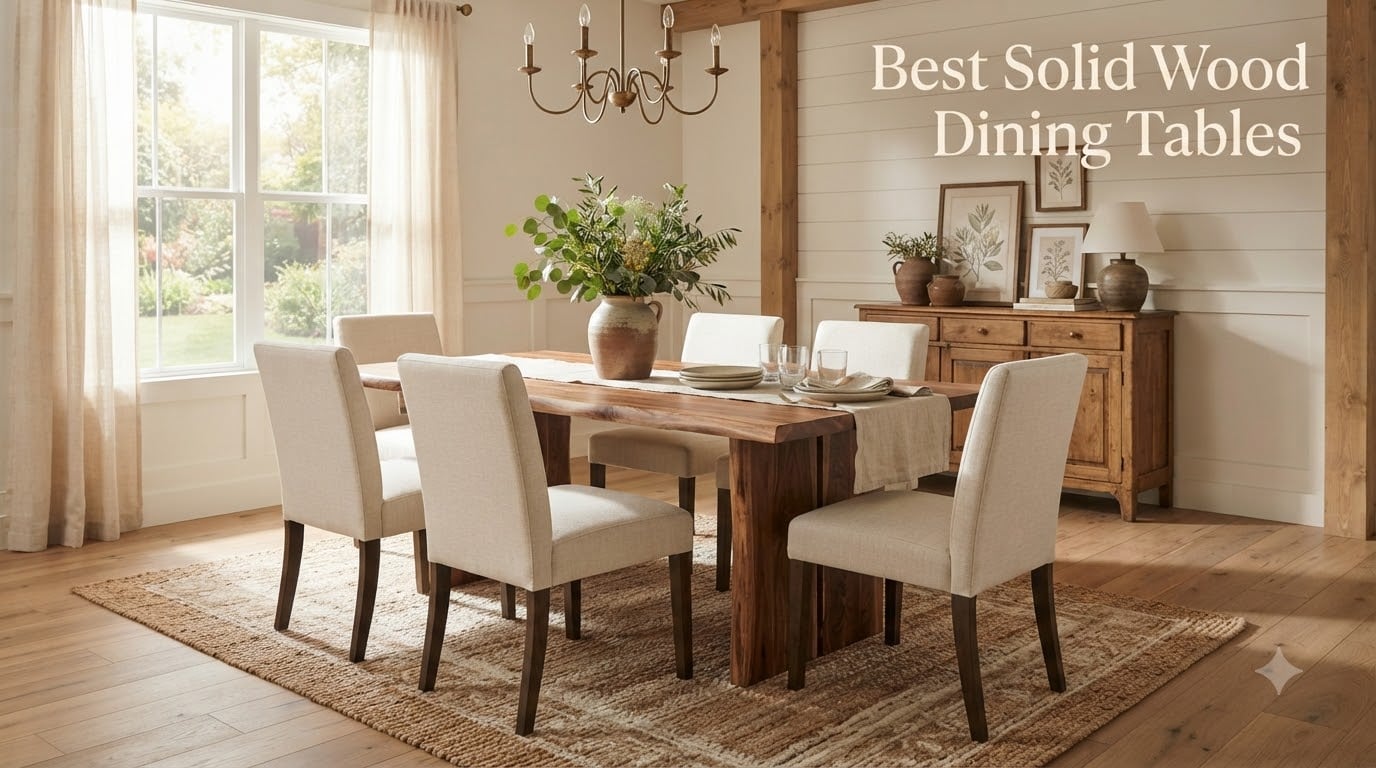 Best Solid Wood Dining Tables