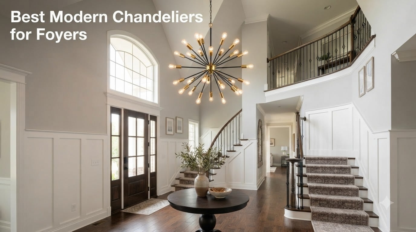 Best Modern Chandeliers for Foyers