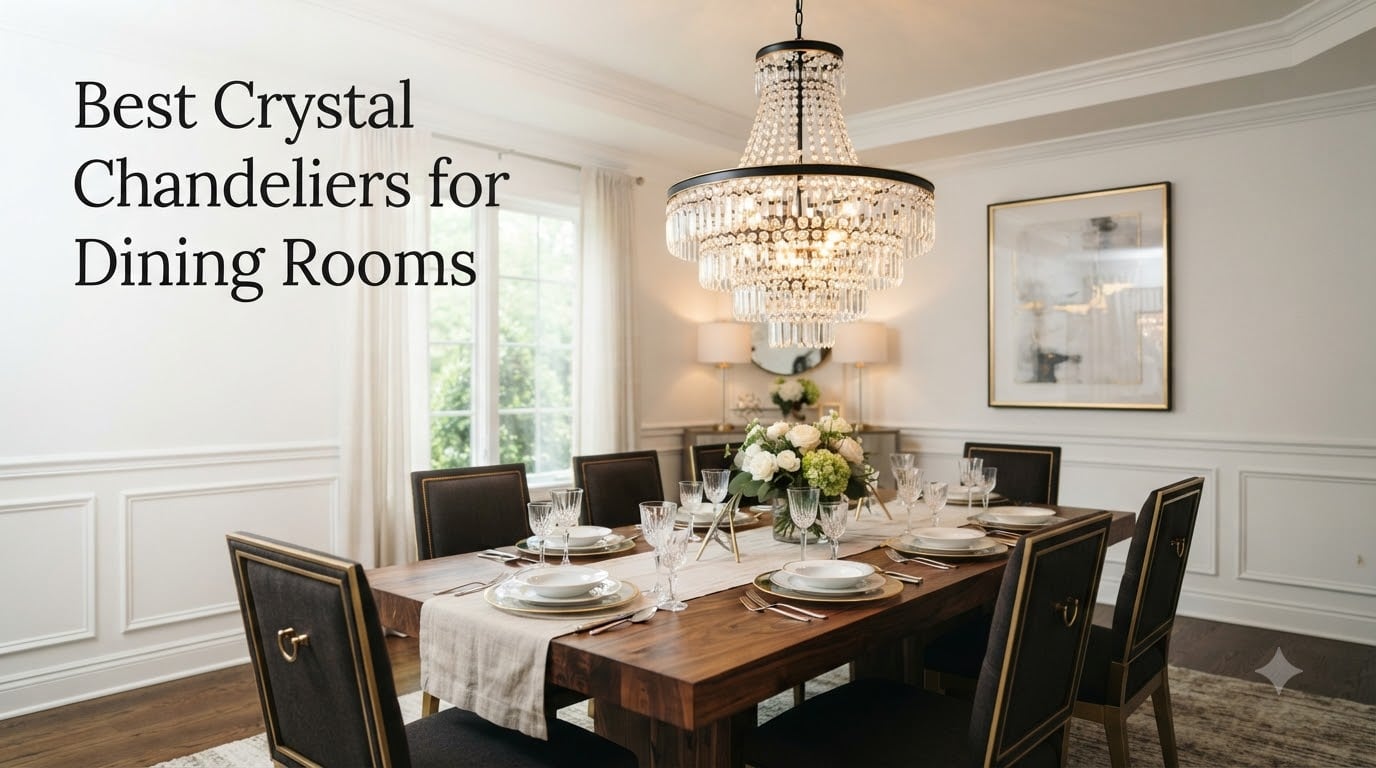 Best Crystal Chandeliers for Dining Rooms