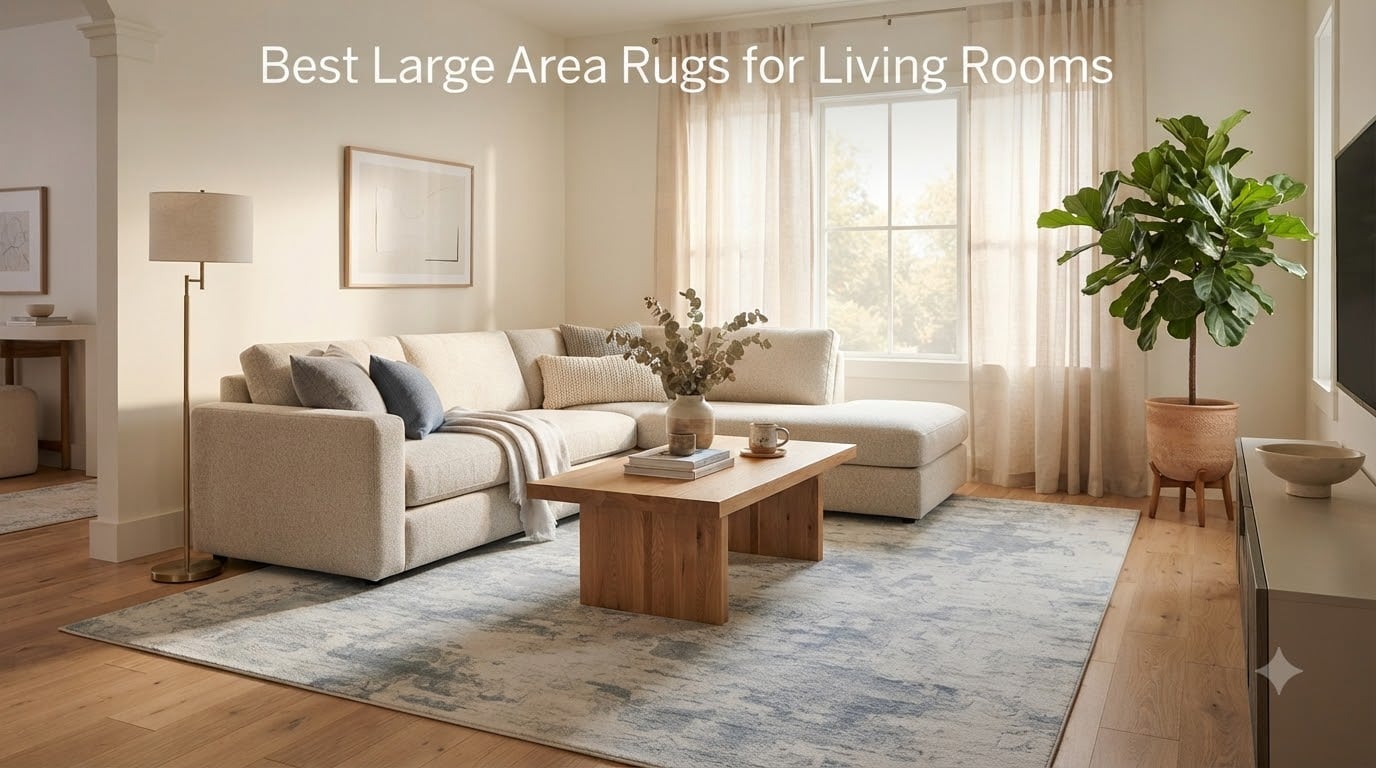 Best Large Area Rugs for Living Rooms