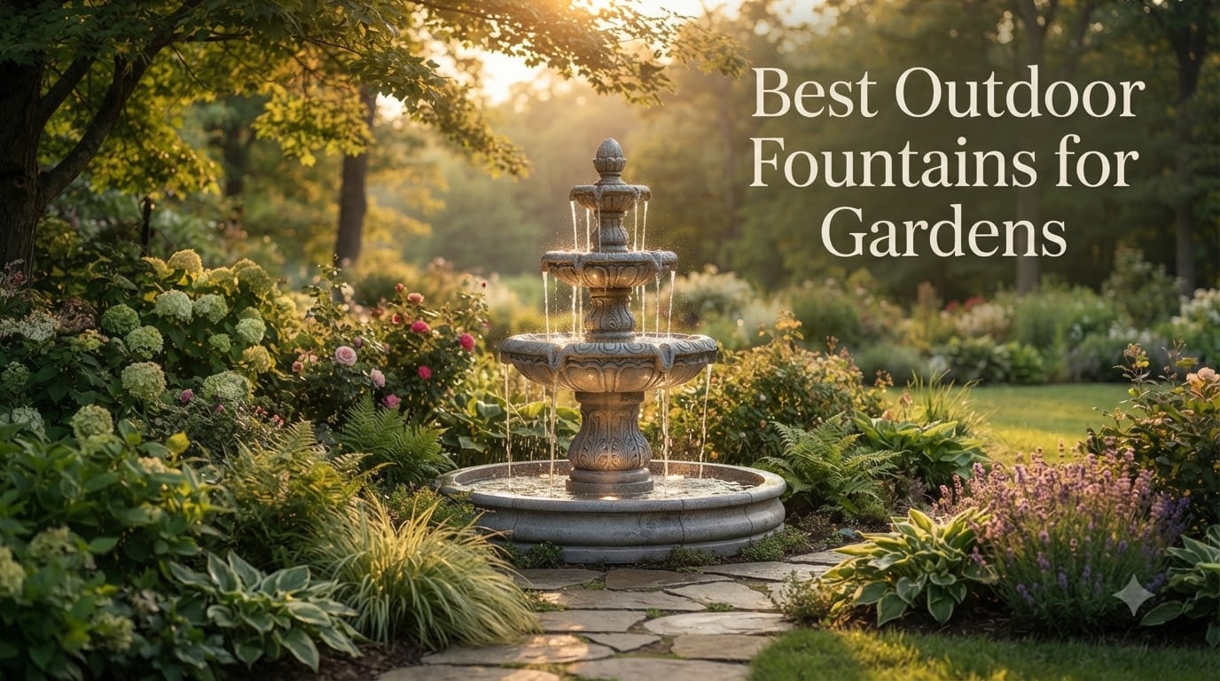 Best Outdoor Fountains for Gardens