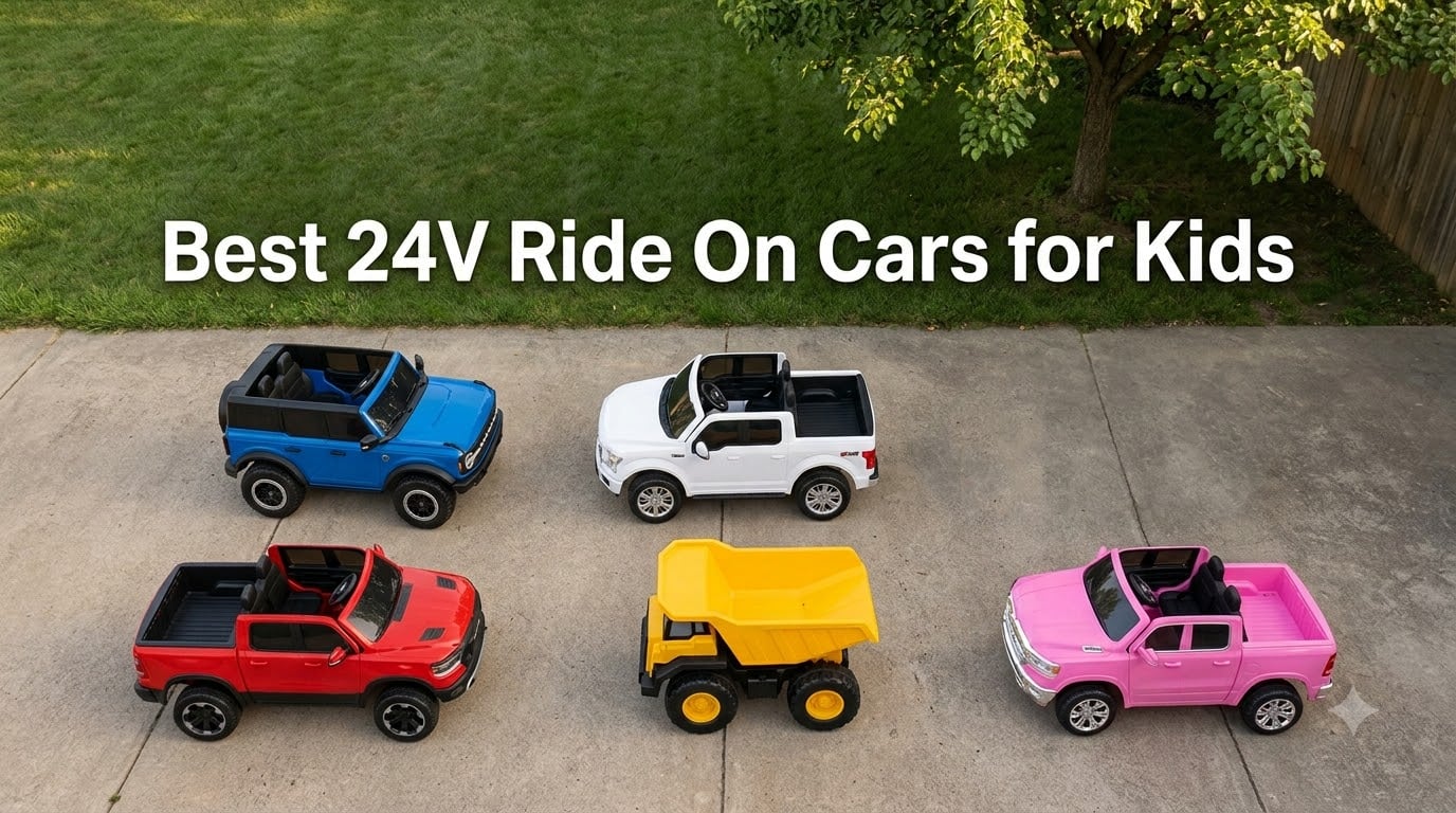 Best 24V Ride On Cars for Kids