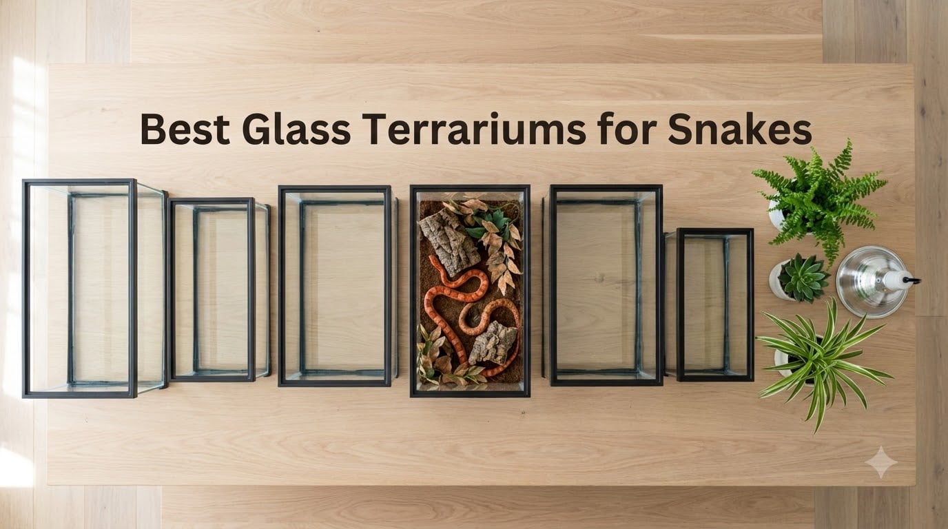 Best Glass Terrariums for Snakes