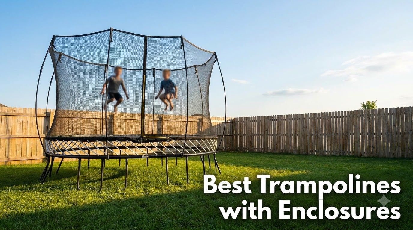 Best Trampolines with Enclosures