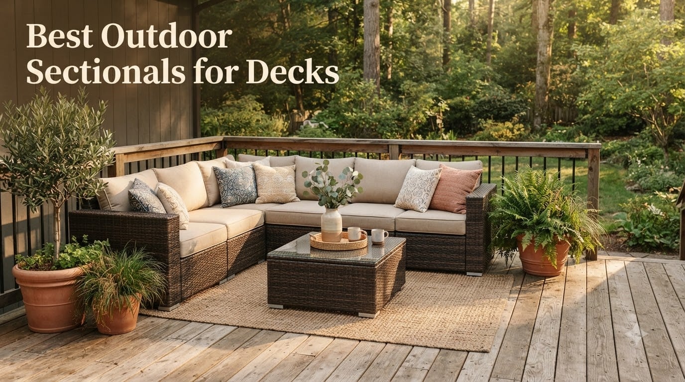 Best Outdoor Sectionals for Decks