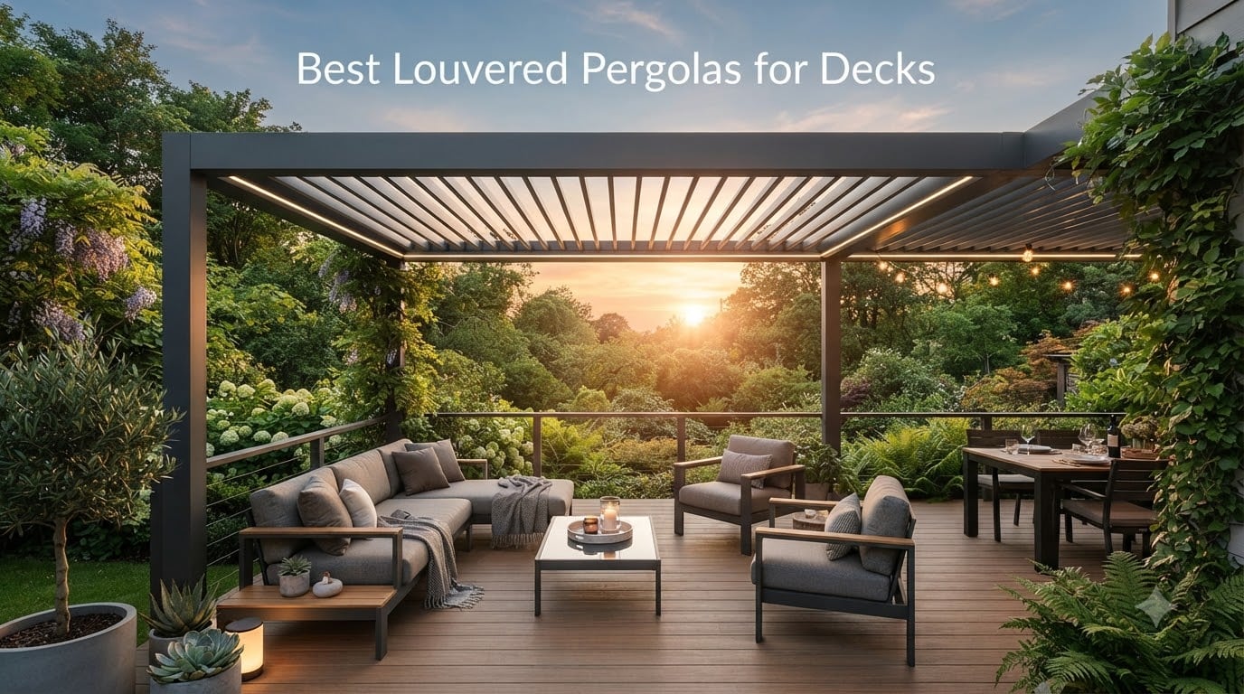 Best Louvered Pergolas for Decks