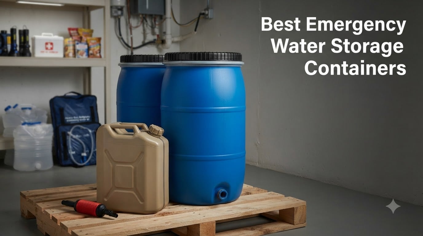 Best Emergency Water Storage Containers