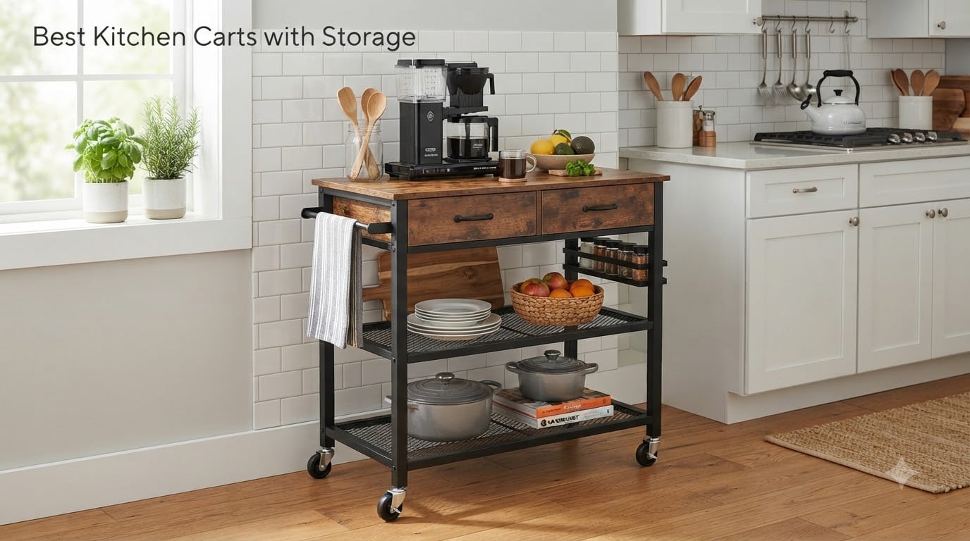 Best Kitchen Carts with Storage