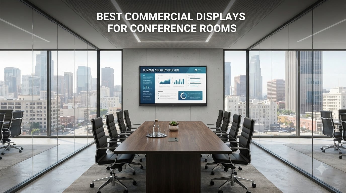 Best Commercial Displays for Conference Rooms