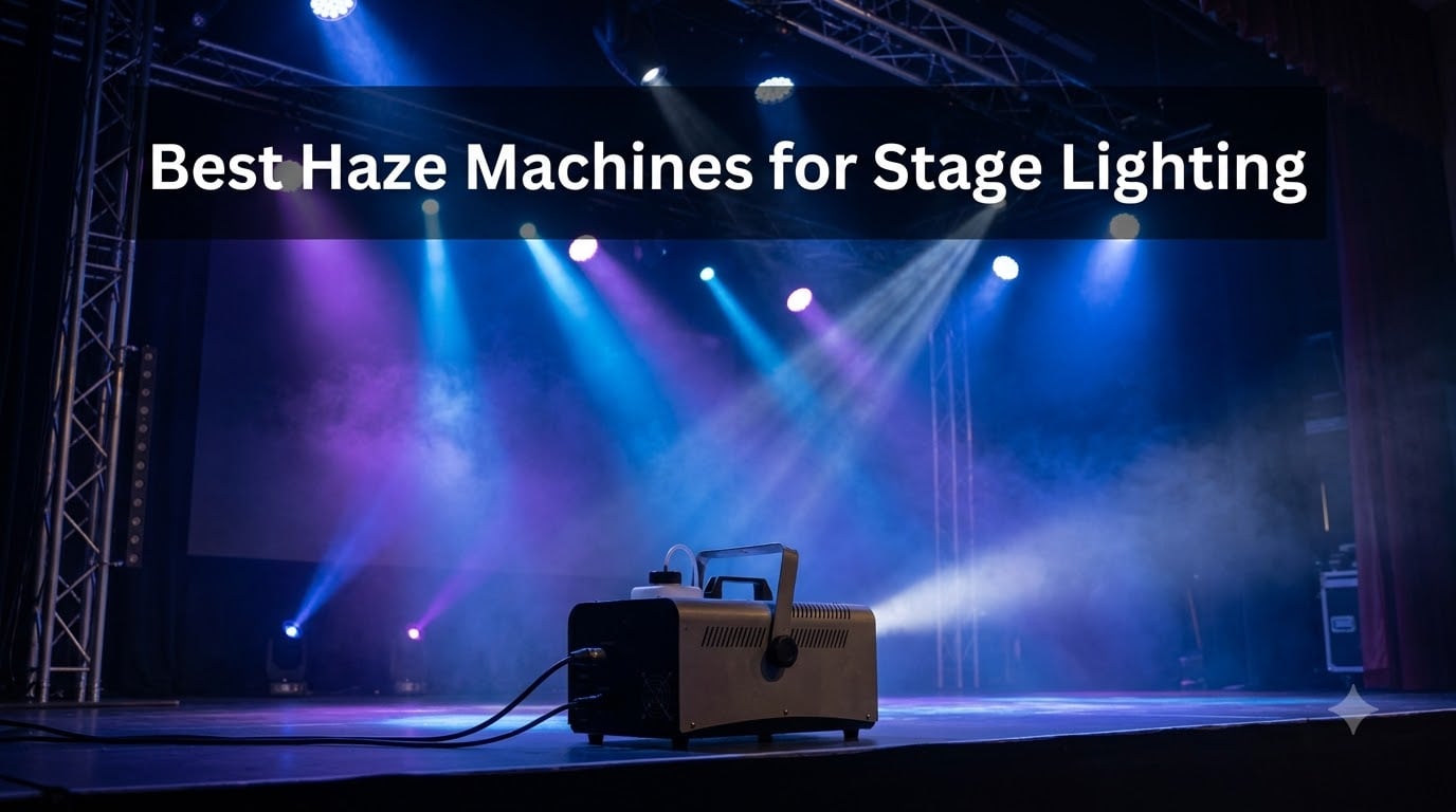 Best Haze Machines for Stage Lighting