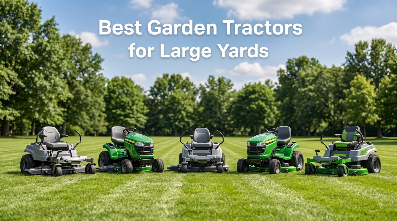 Best Garden Tractors for Large Yards