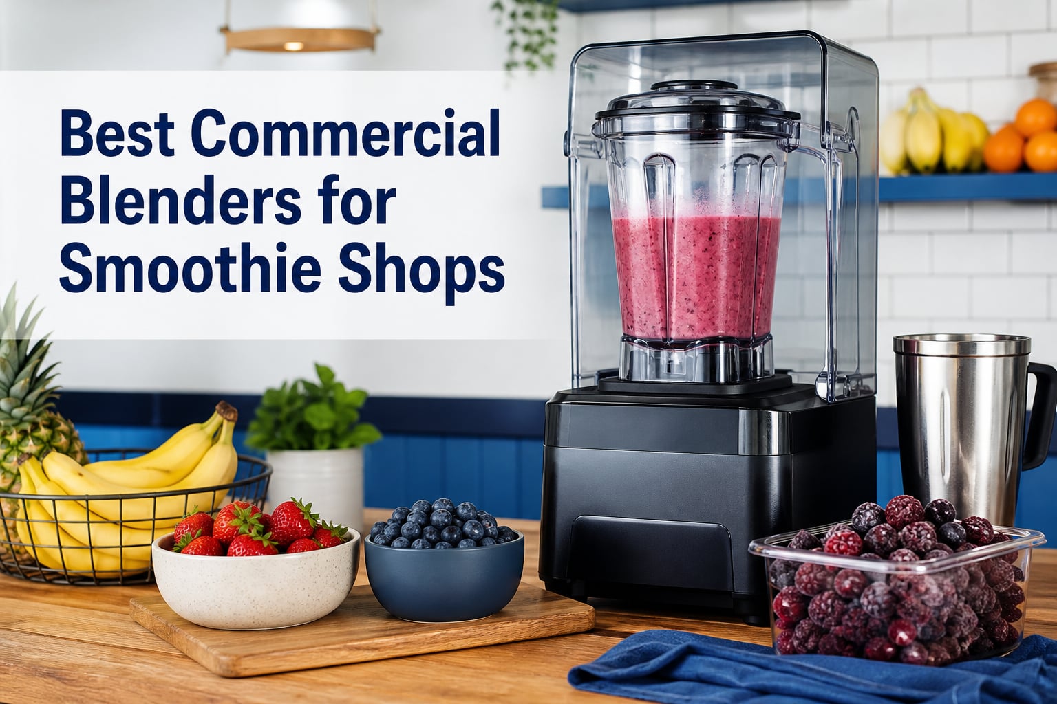 Best Commercial Blenders for Smoothie Shops