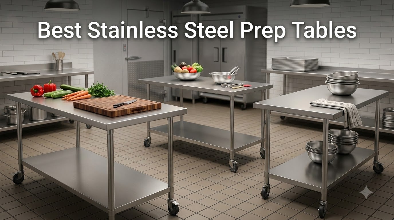 Best Stainless Steel Prep Tables