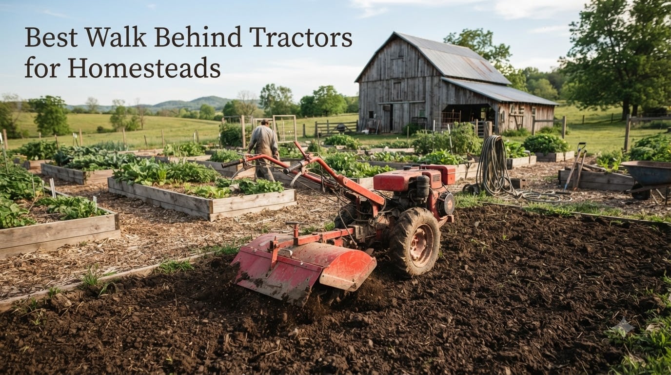 Best Walk Behind Tractors for Homesteads