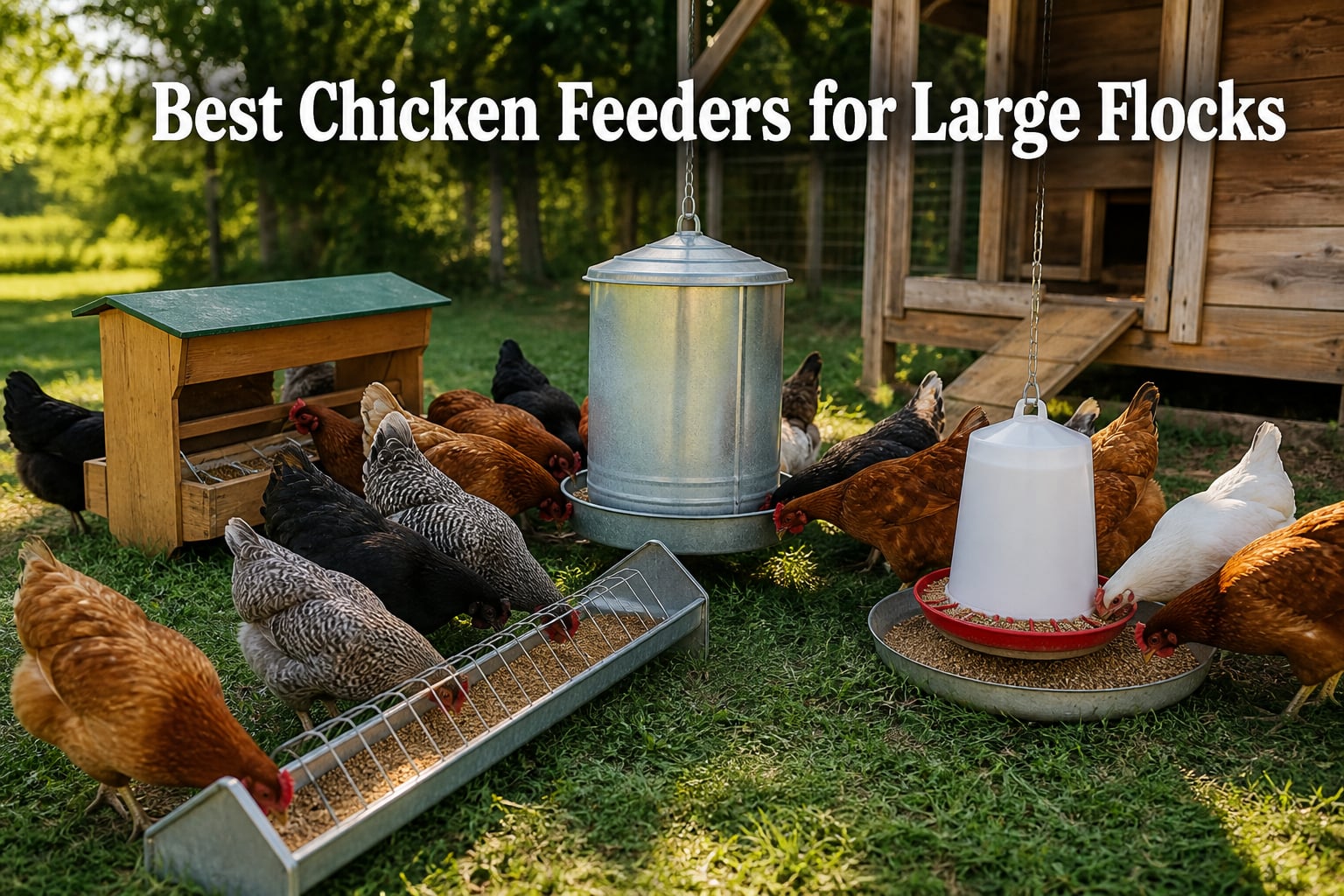 Best Chicken Feeders for Large Flocks