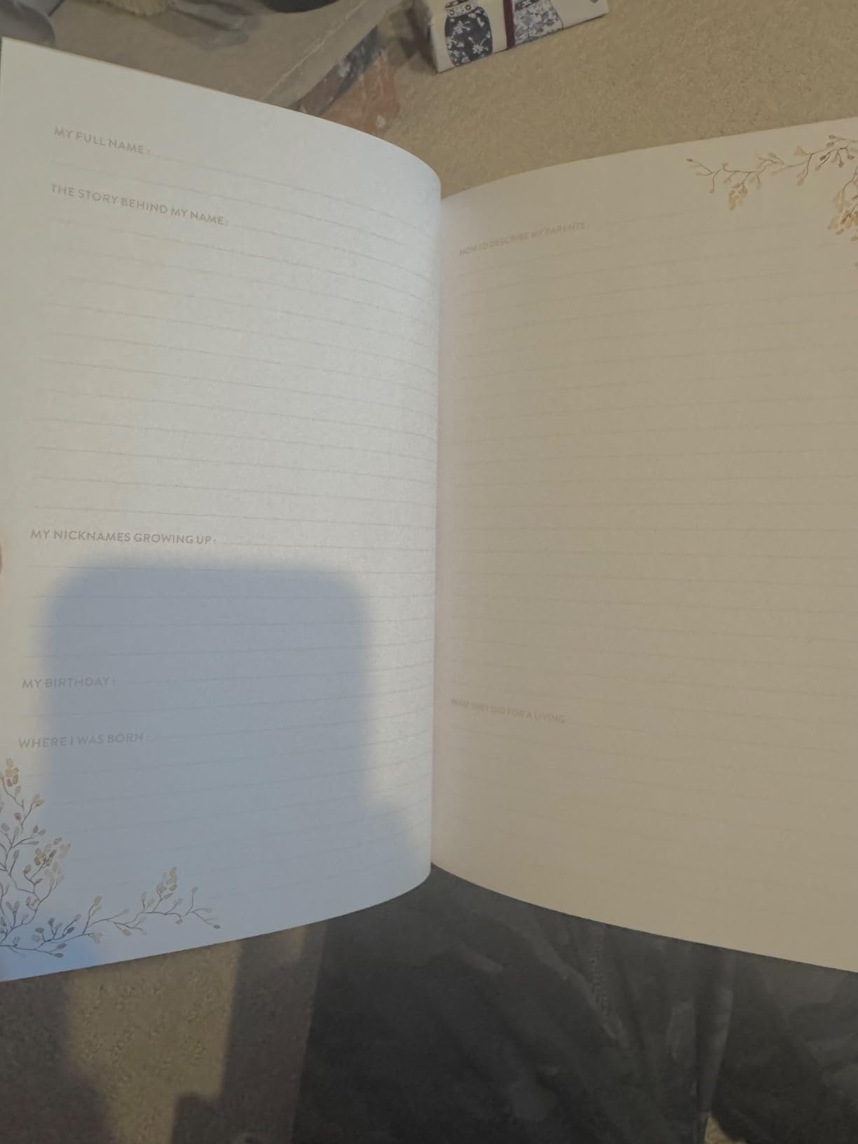 Grandpa's Story: A Memory and Keepsake Journal for My Family (Heirloom Story Books and Guided Journals) customer photo 1