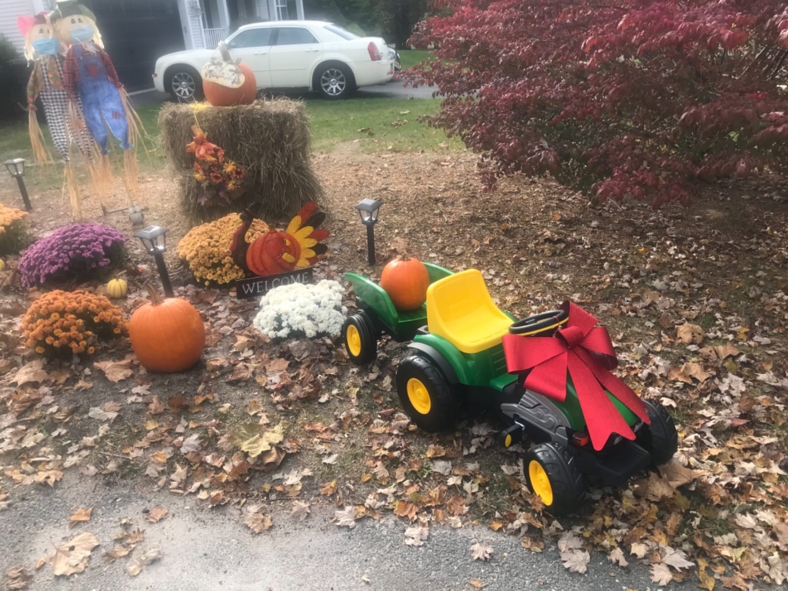 Peg Perego John Deere Farm Tractor and Trailer Pedal Tractor, Green customer photo 2