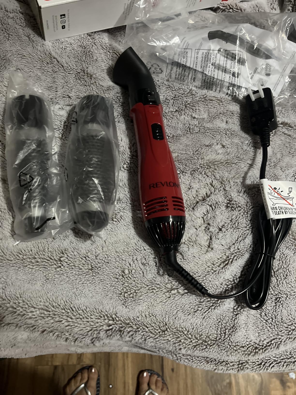 Revlon 1200W Perfect Style Hot Air Kit, 3 Piece Set customer photo 1